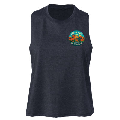 Music Travel Love – We Travel the World Collection - Castle Rock USA - Graphic Tank / Music Travel Love – Collection We Travel the World – Castle Rock USA – Débardeur Graphique Thumbnail