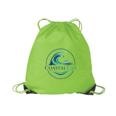 Costal Cam Drawstring Beach Cinch Bag  Thumbnail