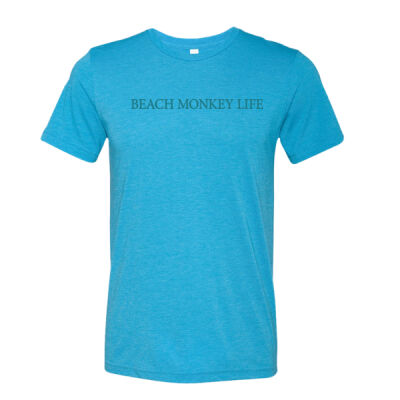 Costal Cam Angel Fish Triblend Crew Graphic Tee Thumbnail