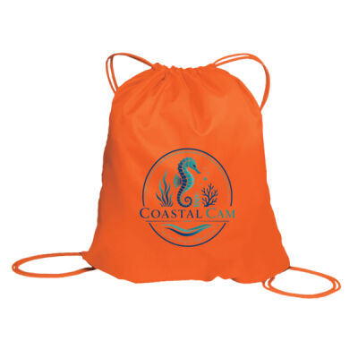 Costal Cam Sea Horse Drawstring Beach Cinch Bag  Thumbnail