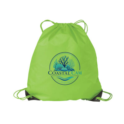 Costal Cam Reef Drawstring Beach Cinch Bag   Thumbnail