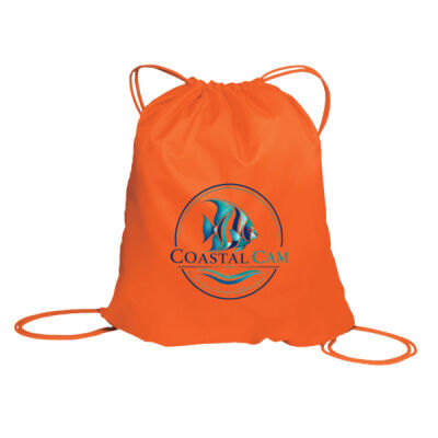 Costal Cam Angel Fish Drawstring Beach Cinch Bag   Thumbnail